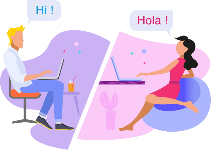 InstaCam Connect online video chat illustration